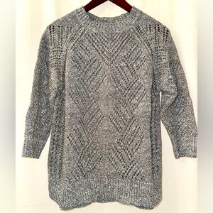 NWOT Steven Alan Textured Knit Gray Sweater